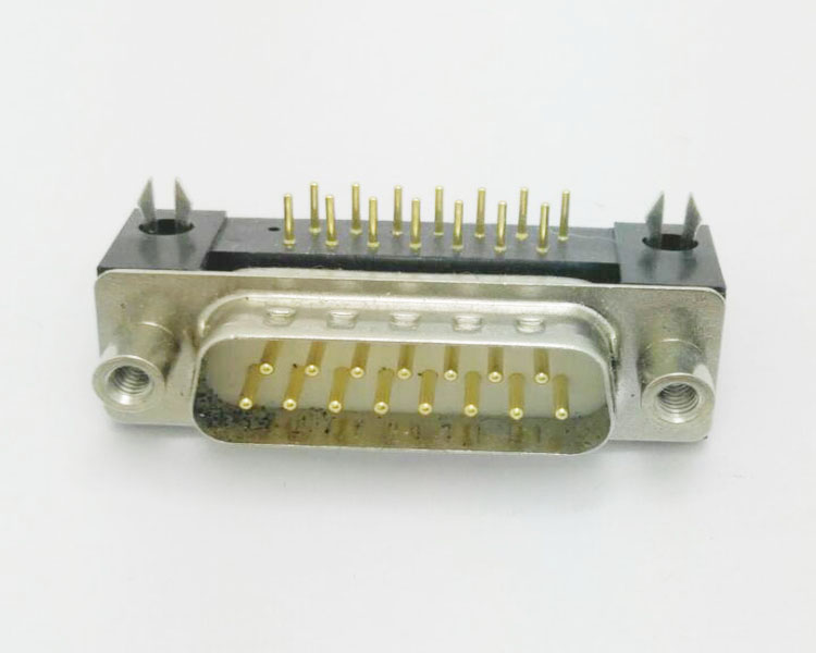 DMR-15P (male) Fork Lock Rivet Round Nut Needle White Glue Connector