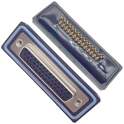 HDD44P female high density waterproof needle wire bond type 6.0mm non-perforated mortise mortise bac